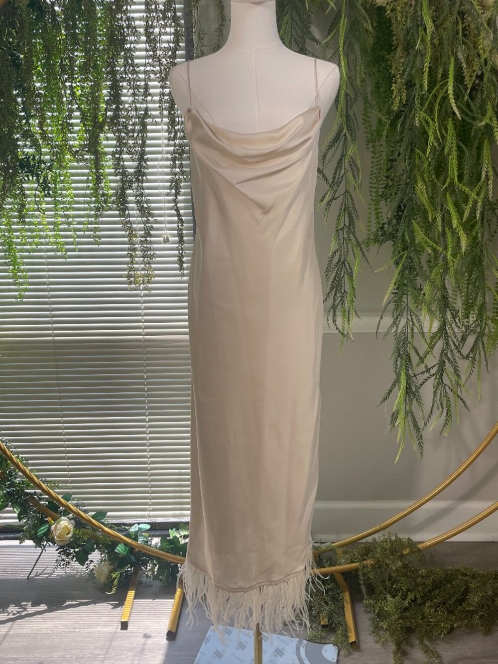 L'Academie | The Mindy Midi Dress in Ivory